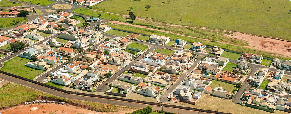 imagem ilustrando a fachada do empreendimento Colinas do Paraíso