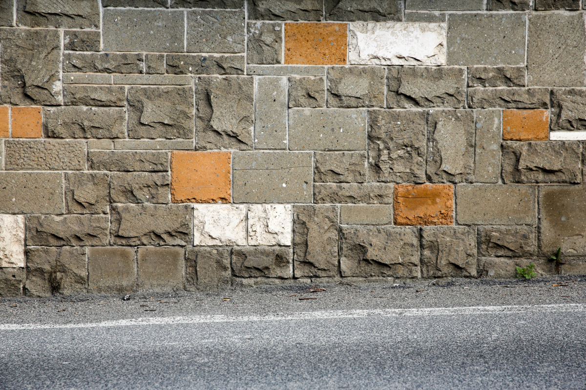 Muro de pedra, textura de pedra de tijolo, textura de pedra